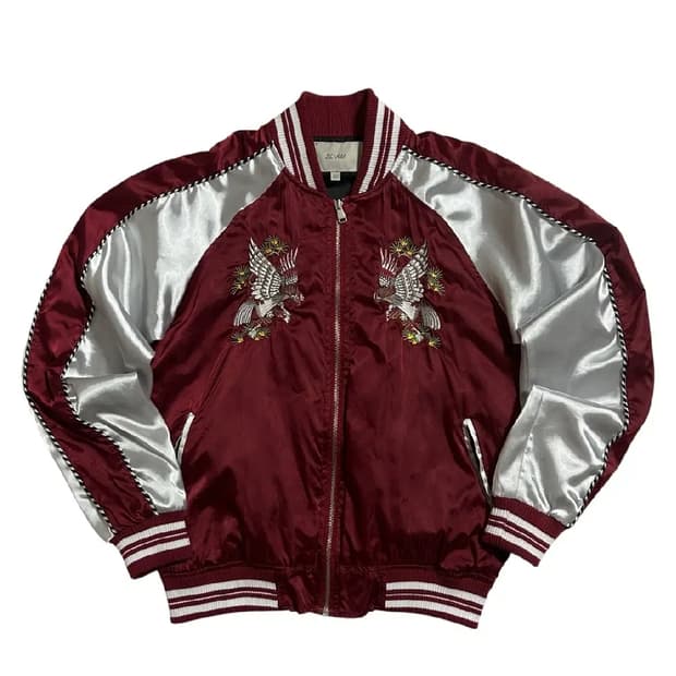 빈티지 버건디 스카쟌