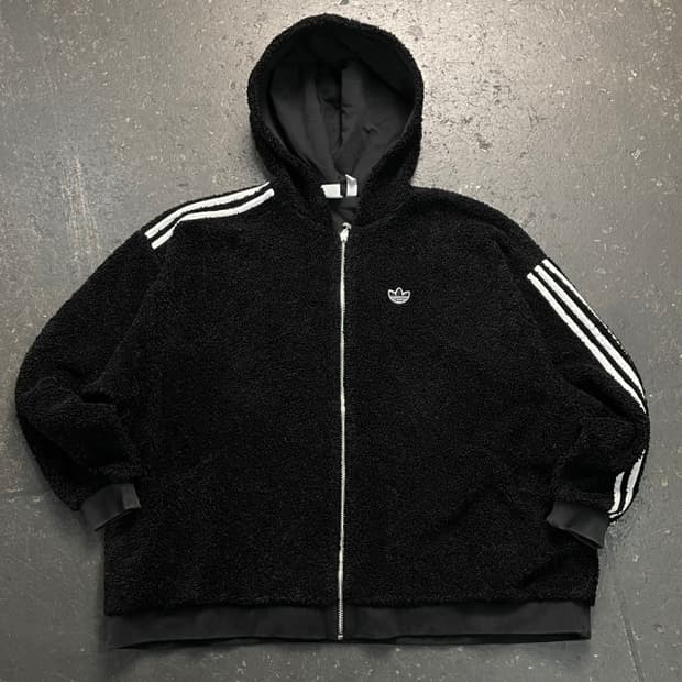 아디다스 뽀글이 후리스 