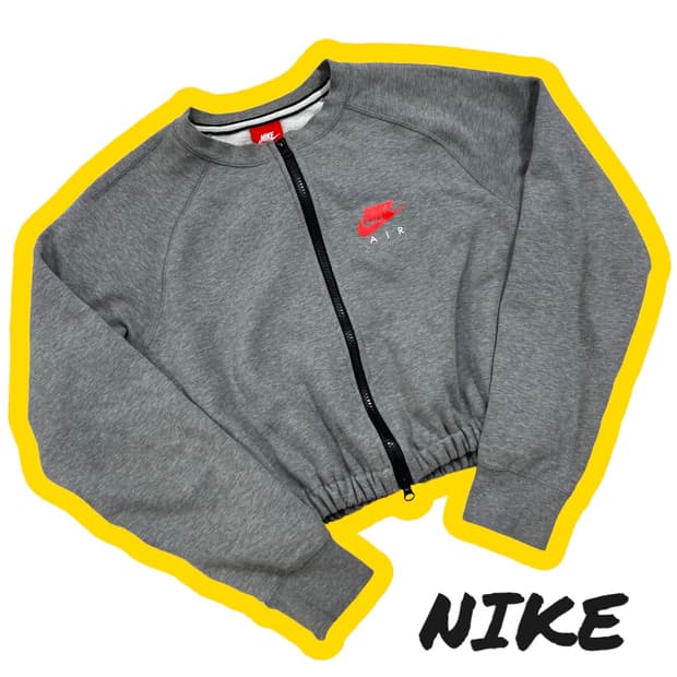 나이키 에어 빅로고 2way 투웨이 크롭 집업