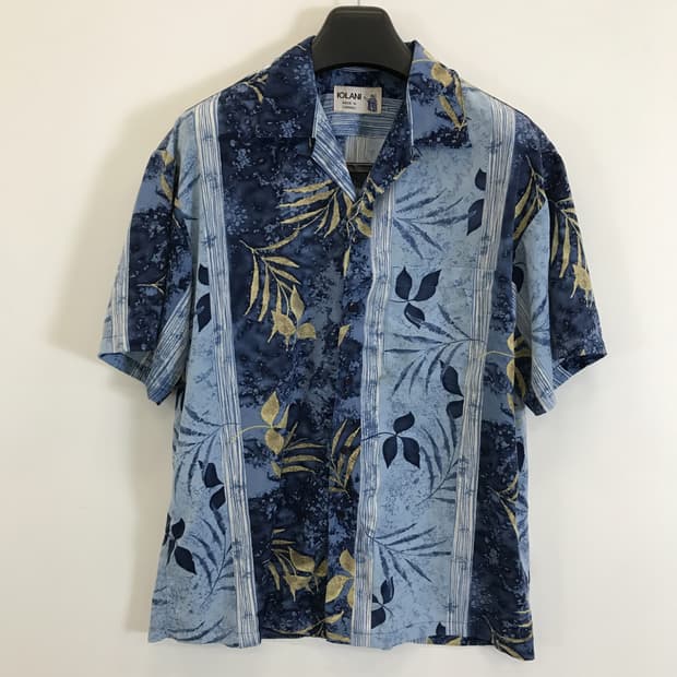IOLANI USA made in hawaii 하와이안셔츠 [L]