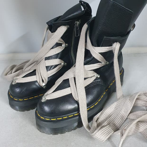 닥터마틴 X 릭 오웬스 1460 펜타그램 점보 레이스 부츠