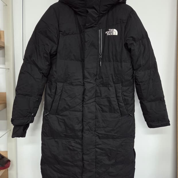 노스페이스 마운틴 블랙 롱패딩 85 여성 겸용