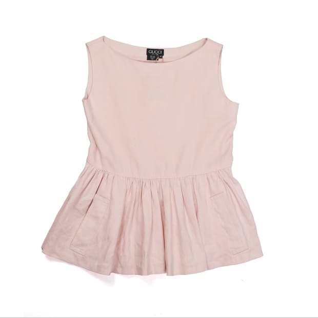 구찌 Gucci Linen Sleeveless