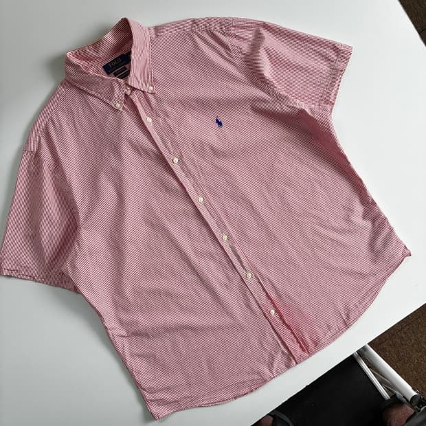 Polo  폴로 랄프로렌 Qr신형 시어서커 스트라이프 셔츠