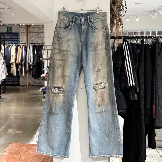 아크네 스튜디오 2021F 레귤러핏 페니실린 데님 팬츠