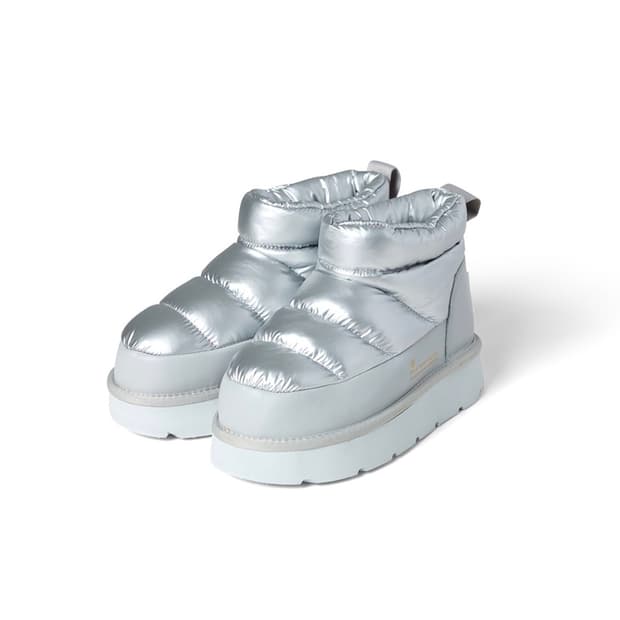 마르디메크르디 레폼프 하이버 패딩 미니 부츠 실버