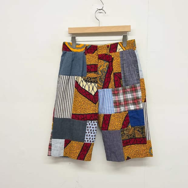 15ss 준야와타나베 맨 꼼데가르송 패치워크 반바지