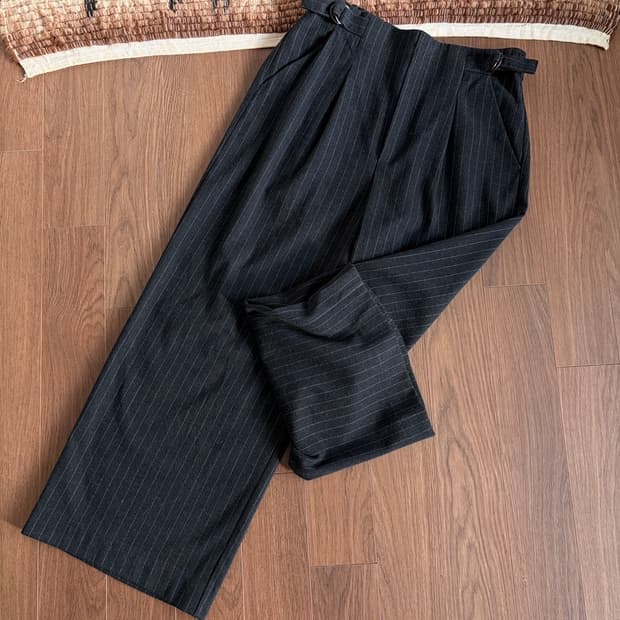 wide stripe trouser