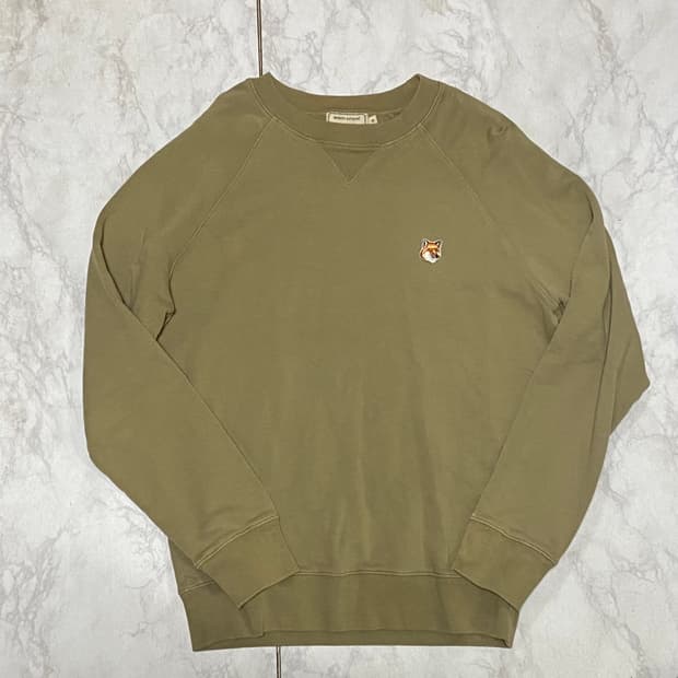 메종키츠네 정품 맨투맨 티셔츠 100