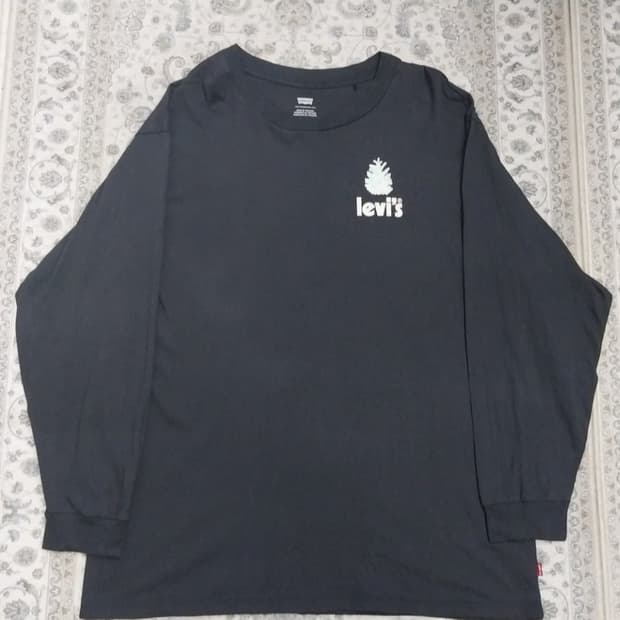 리바이스 Pinecone 로고 긴팔티 M (크게나옴) (100-105)