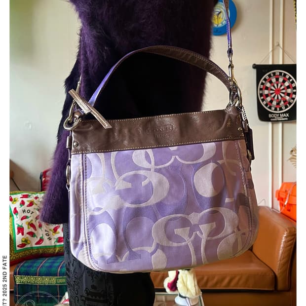Old COACH Geek Chic Purple 2-Way Bag