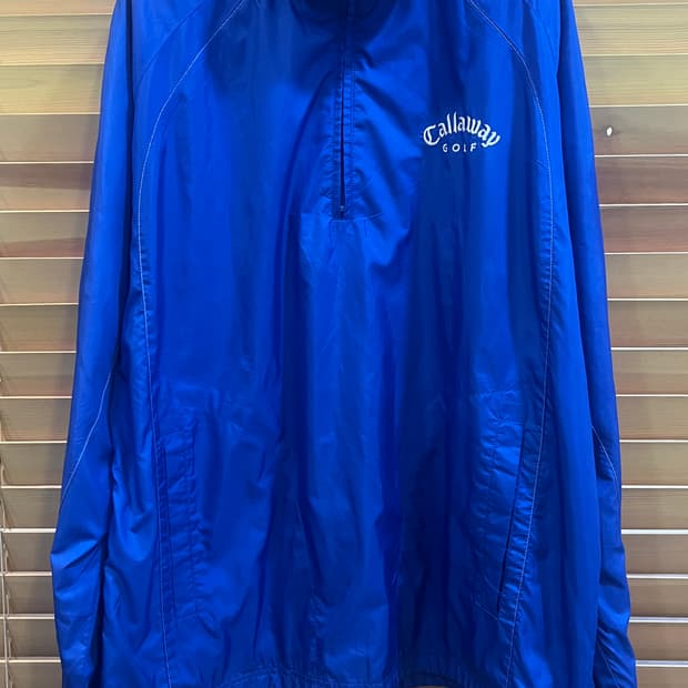 캘러웨이 골프 블루 아노락바람막이