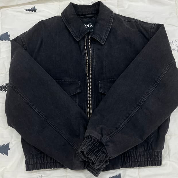 자라 빅 포켓 데님자켓