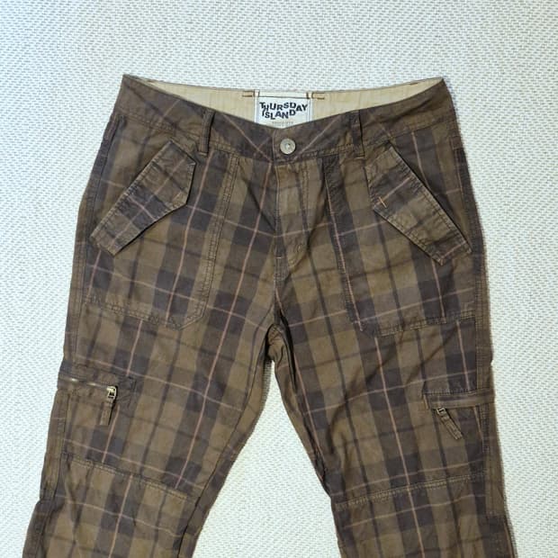 써스데이 아일랜드 밀리터리 팬츠 L
