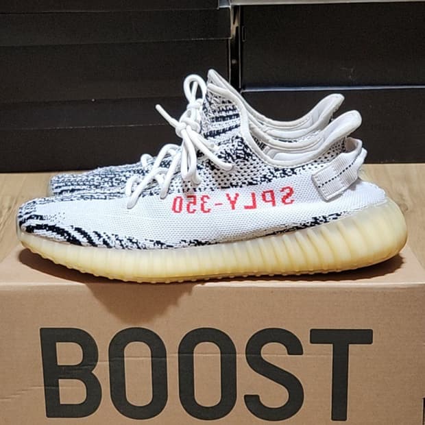 아디다스 290 이지부스트 지브라 350