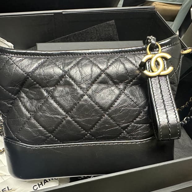 샤넬 가브리엘 호보백 스몰 블랙