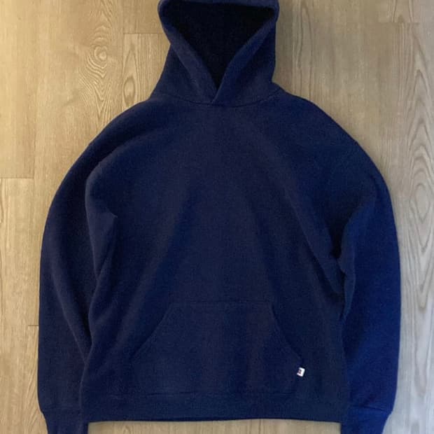 90s 러셀 made in USA 네이비 후드