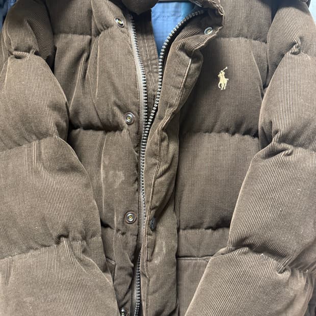 폴로 랄프로렌 코듀로이 패딩