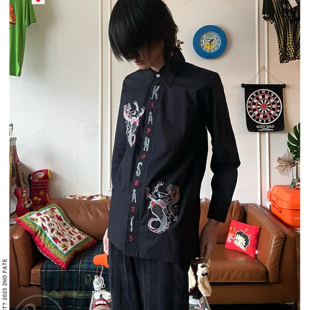 1990s KANSAI SPORTS Old Embroidery Shirt