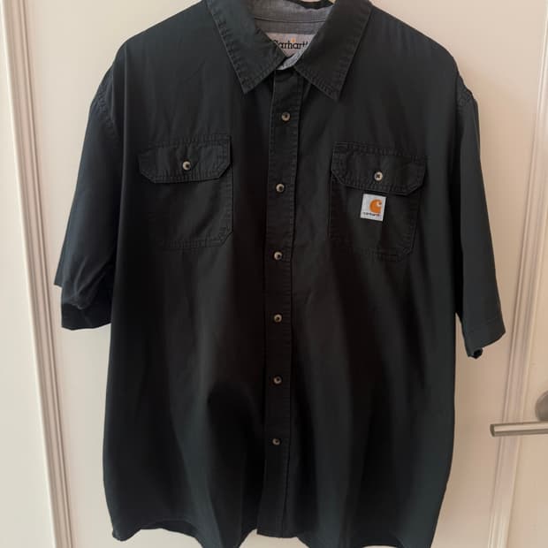 칼하트(carhartt) 블랙 워크셔츠 xl