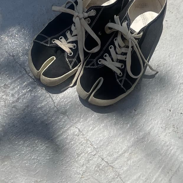 [Maison Margiela] Tabi Canvas Low-top Sn