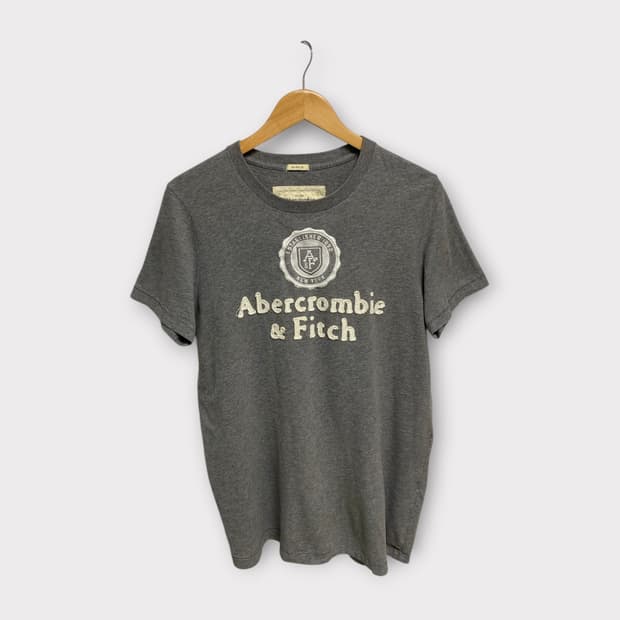 아베크롬비 빅로고 라운드 티셔츠 M