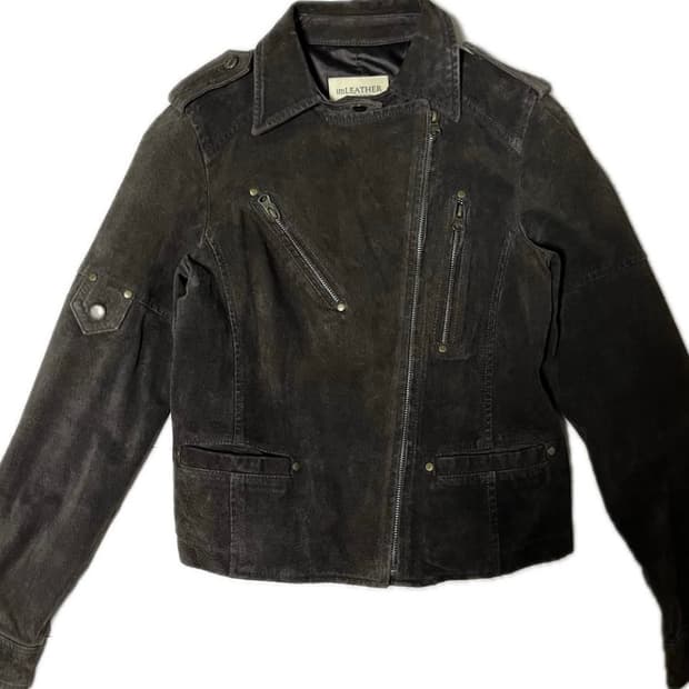 Lee 빈티지 돈피 스웨이드 자켓