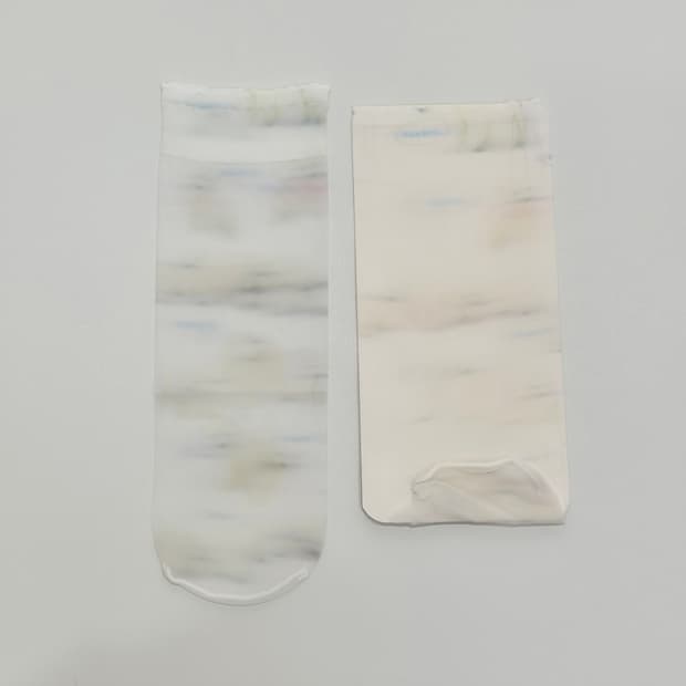 TSB collection 마블 패턴 발목 스타킹 양말