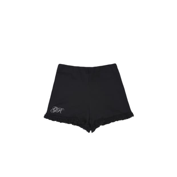 걸즈레코드 galzrecords 슈슈 쇼츠 반바지 블랙 판매합니다