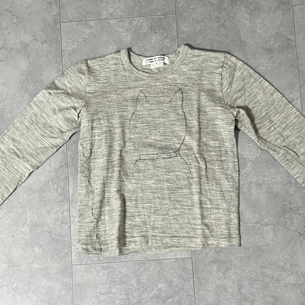 꼼데가르송 x 오하시 아유미 aw13 고양이 니트 (s)