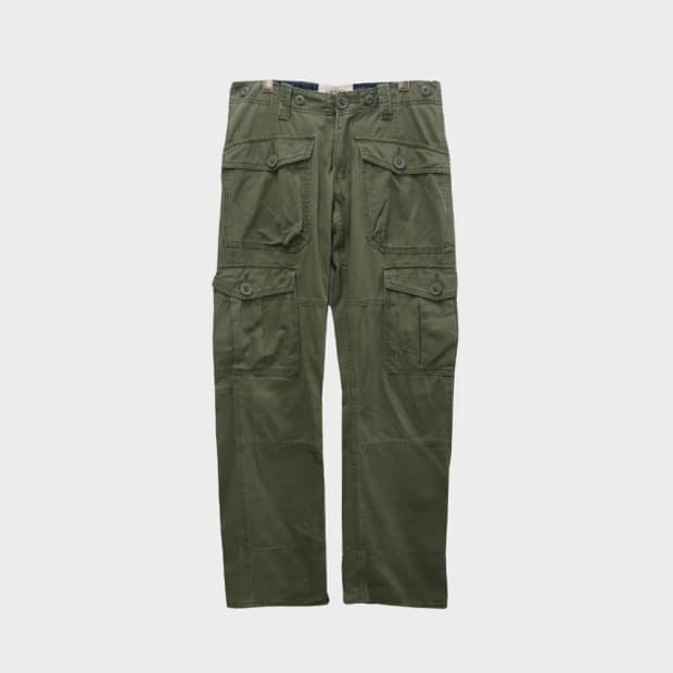 카키 포켓 포인트 카고팬츠 61169