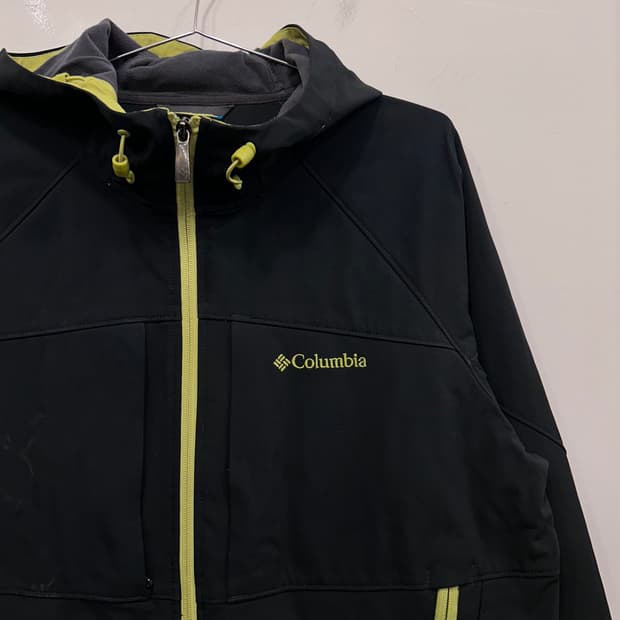 컬럼비아 옴니쉴드 이너후리스 배색 후드 바람막이