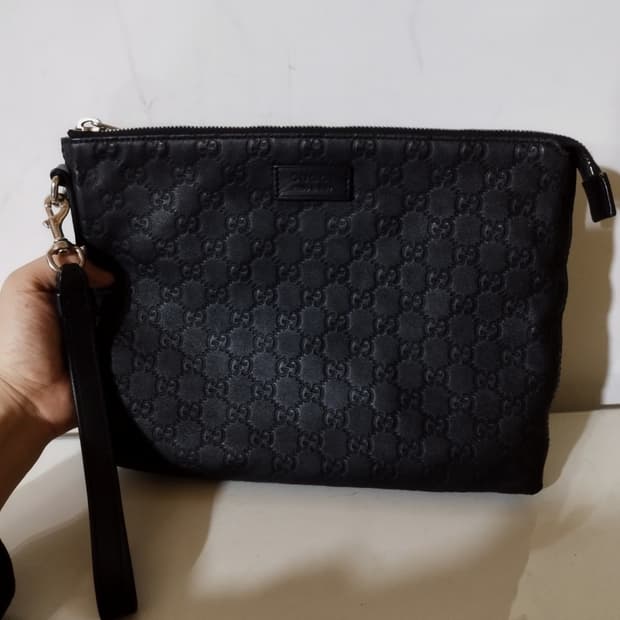 구찌 시그니처 소프트 클러치백