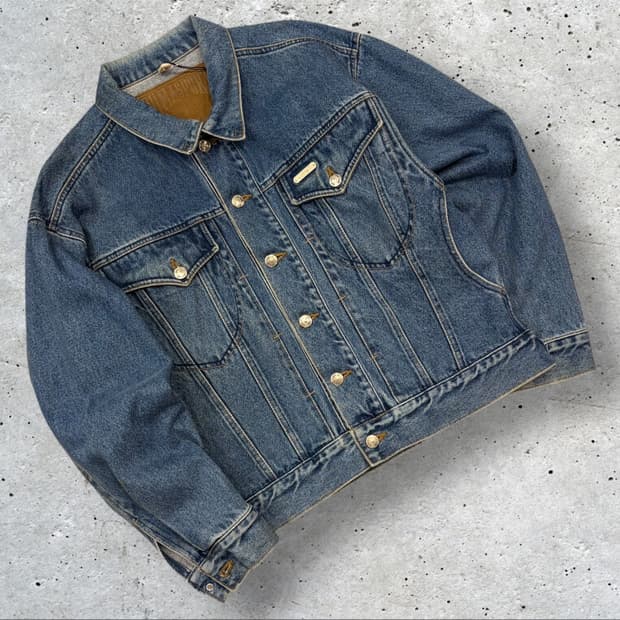 푸마 스포츠 puma 빈티지 데님 자켓 청자켓 B578