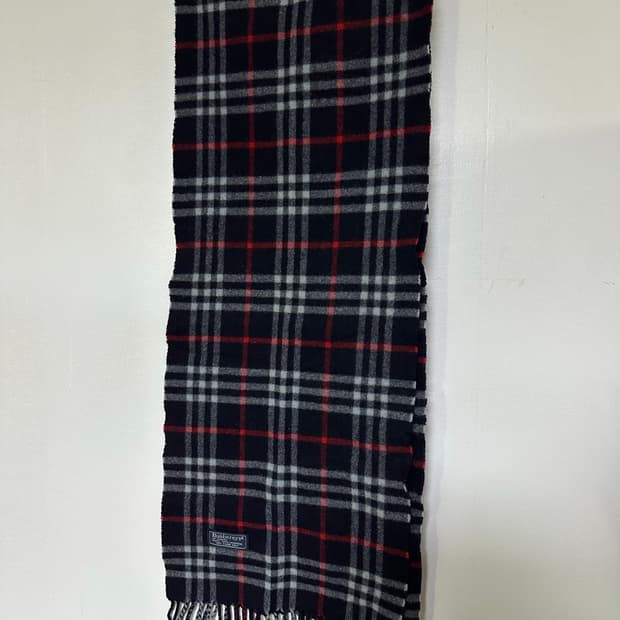 버버리 체크 머플러 스카프