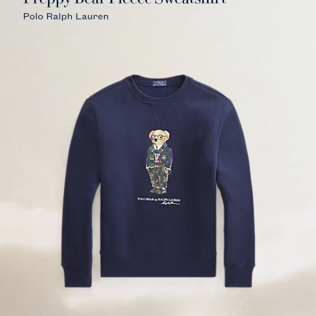 폴로 베어 네이비 스웨터 셔츠
