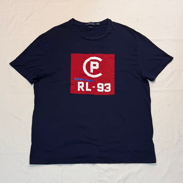 폴로 랄프로렌 CP-93 패치로고 반팔 티셔츠 네이비