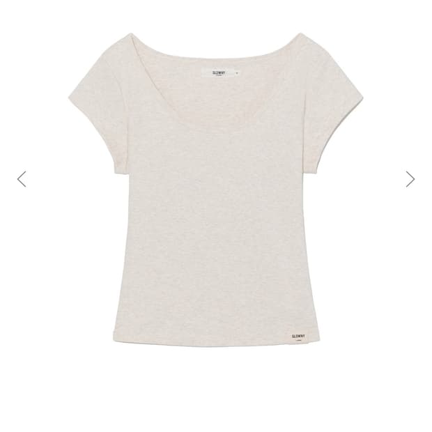 삽니다) 글로니 G DEEP SCOOP TEE (OATMEAL)