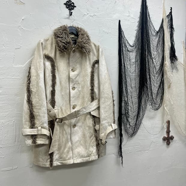 Tornado mart 00s trimming fur mouton jac