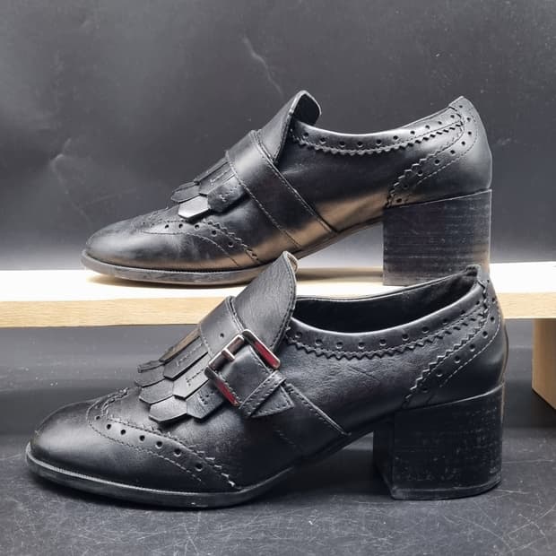 제옥스 옥스포드 구두36.5 235 굽5