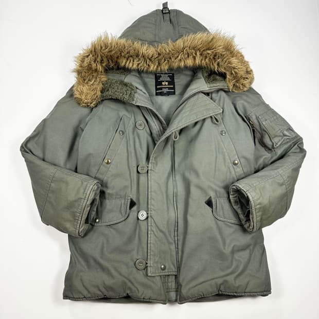 알파인더스트리 N3B 파카 카키 M