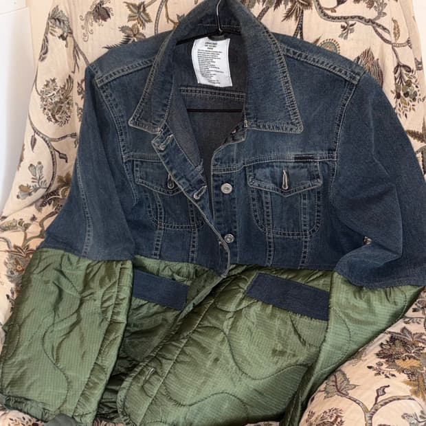 올리언스 스토어 리워크 데님자켓 oreleans store