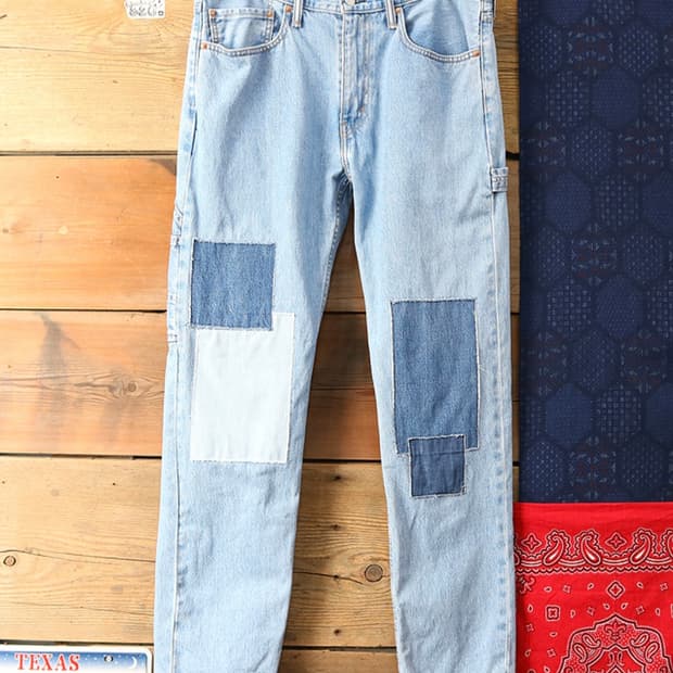 LEVIS ALTERED 502 패치워크 카펜터 데님  34-35
