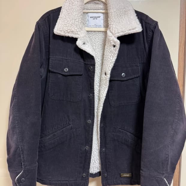 에스피오나지 코듀로이 쉐르파 자켓