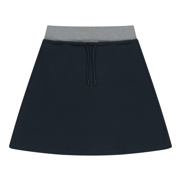 [새상품] 038 MINI WAFFLE A-LINE SKIRT NAVY