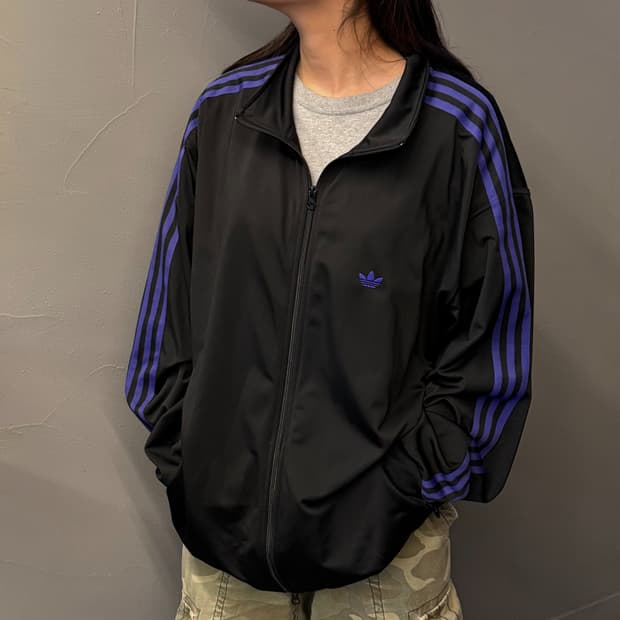 아디다스 베켄바우어 트랙탑 져지 블랙 퍼플 (XL-XXL)