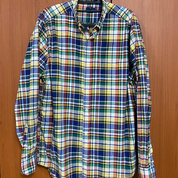 [GANT] 간트 헤리티지 PLAID 체크 셔츠 레귤러핏 L사이즈
