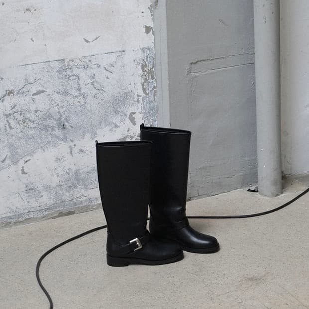 에퓨레 PETO Buckle Long Boots