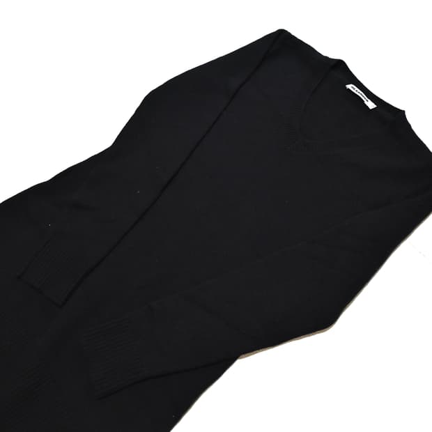 jil sander v neck cashmere onepiece