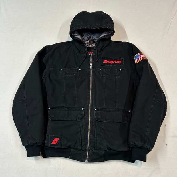 XL) 스냅온 SNAP-ON USA 블랙 액티브 후드 자켓